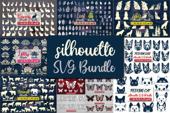 Download Cricut Silhouette SVG Mega Bundle - Silhouette svg Collection